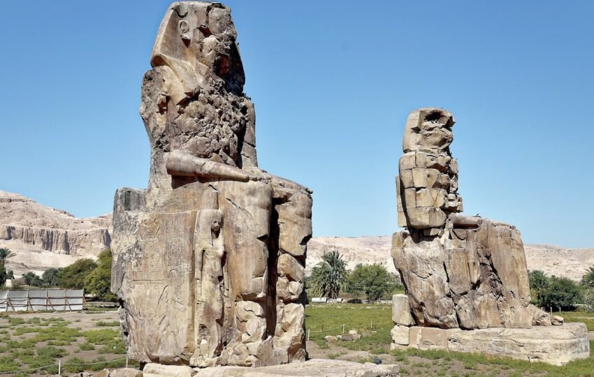 the colossi of Memnon