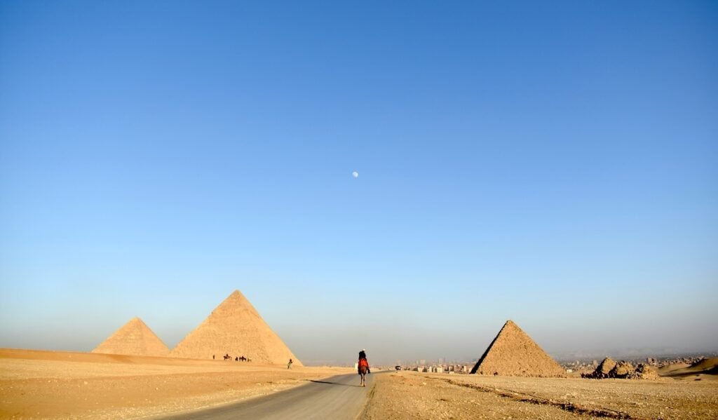 The pyramids of Giza
