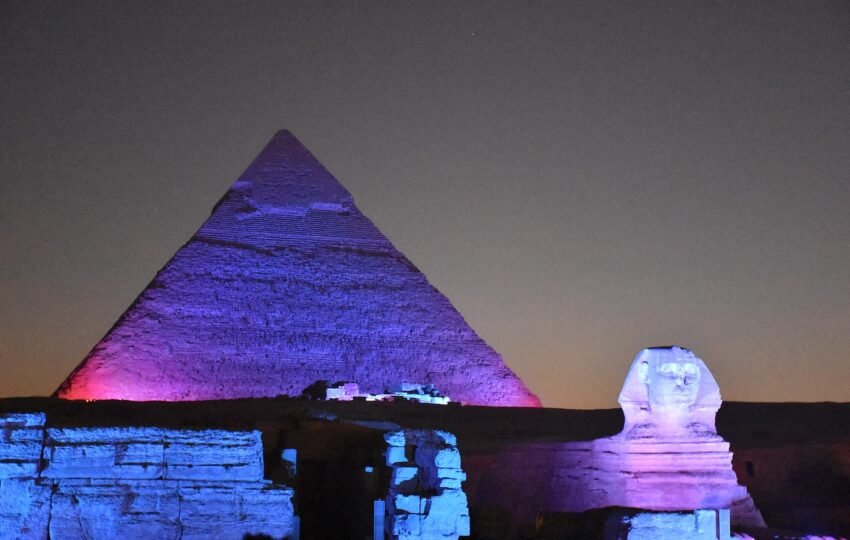 pyramids sound and light show